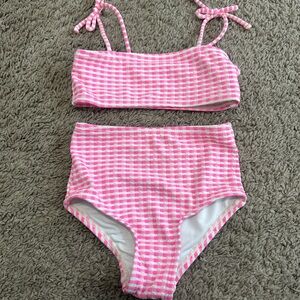 Cotton On Kids Pink Gingham Bikini